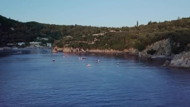 Vue Sur Port Grec Depuis Les Airs — Video