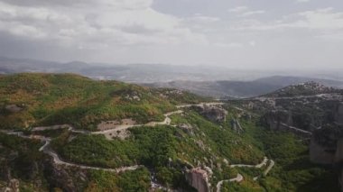 Ünlü Yunan manastır hava