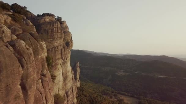 Die Griechischen Meteore Der Blick Von Oben — Stockvideo