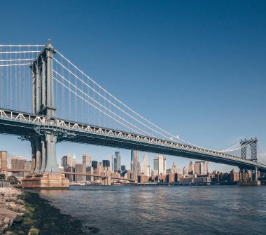 New York'ta ünlü Manhattan Köprüsü