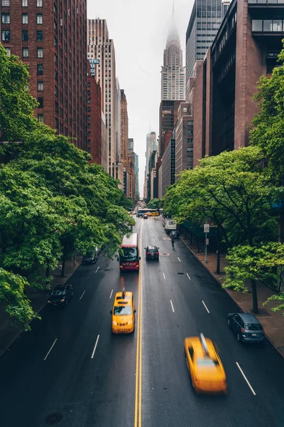 Straßenverkehr New York Sommer — Stockfoto