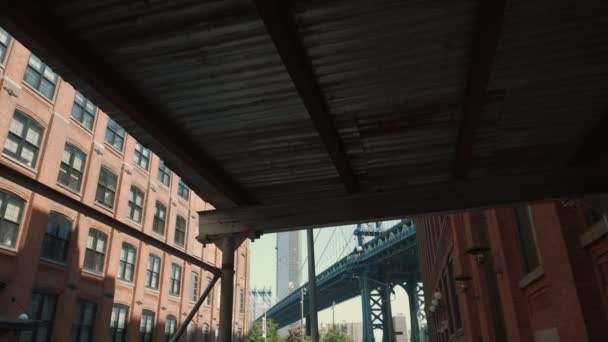 Ponte Manhattan Nova York — Vídeo de Stock