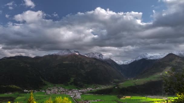 Timelapse Van Alpen Oostenrijk — Stockvideo