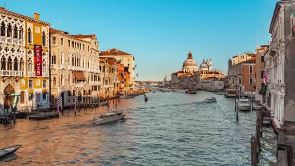 イタリアのヴェネツィアを微速度撮影 — ストック動画