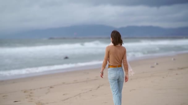 Young girl in California — Stock Video