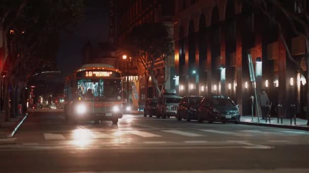 Los Angeles'ta trafik — Stok video