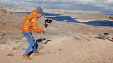 Arizona çölde video çekim Fotoğrafçı