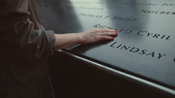 Día conmemorativo en el monumento — Vídeos de Stock