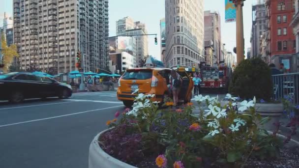 Flatiron Gebäude New York City — Stockvideo