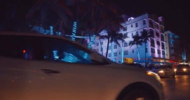 Miami, Florida 'da yaz akşamı. ABD