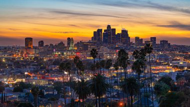 Akşamın manzarası Los Angeles