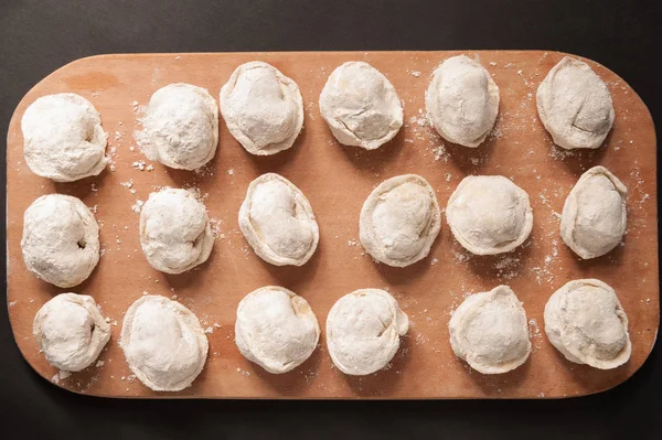 Gnocchi Fatti Casa Tagliere — Foto Stock