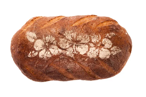 Pane Fico Isolato Sfondo Bianco — Foto Stock