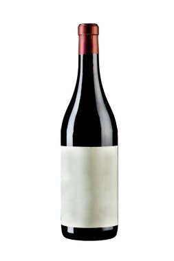 şişe şarap beyaz izole