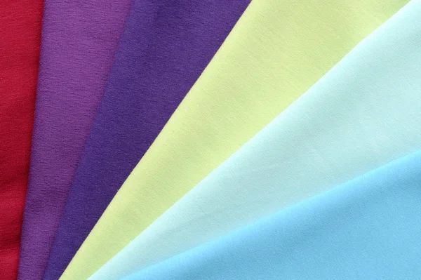 Selection knitwear riban color — Stock Photo, Image