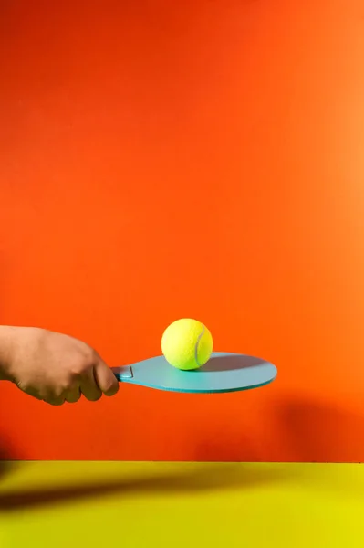 Ракетка настольного тенниса — стоковое фото