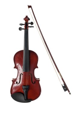 violin with bow clipart