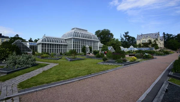 Helsinki Finland June 2018 University Helsinki Botanical Garden Kaisaniemi Helsinki — Stock Photo, Image