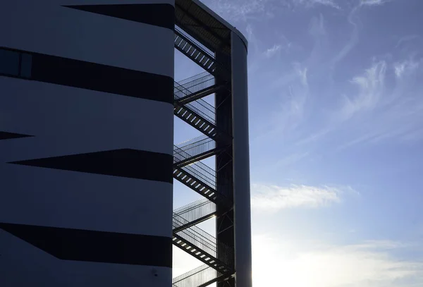 Metal fire escape — Stock Photo, Image