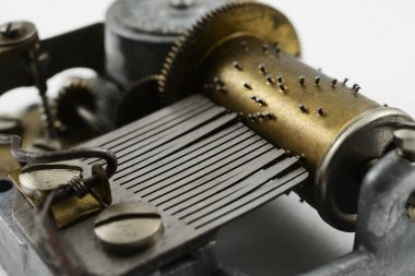 Vintage müzik kutusu mekanizması