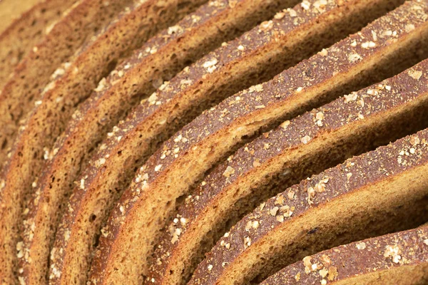 Скибочки хліба цільного зернового жита — стокове фото