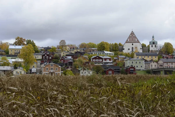 Eski Porvoo, Finlandiya manzarası — Stok fotoğraf
