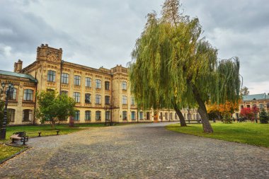 Kiev, Ukrayna - 14 Ekim, 2017: Ana Ulusal Teknik Üniversitesi, Ukrayna Igor Sikorsky Kiev Politeknik Enstitüsü, Ukrayna bina.