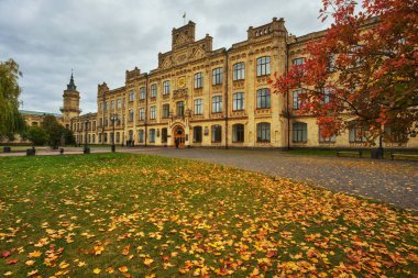 Kiev, Ukrayna - 14 Ekim, 2017: Ana Ulusal Teknik Üniversitesi, Ukrayna Igor Sikorsky Kiev Politeknik Enstitüsü, Ukrayna bina.