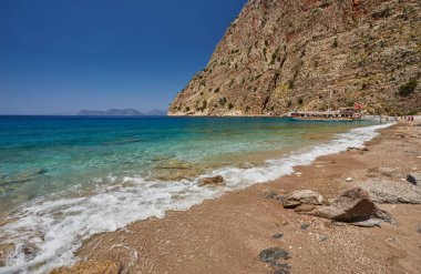 Kelebekler Vadisi Ölüdeniz, Türkiye'de hava manzaralı