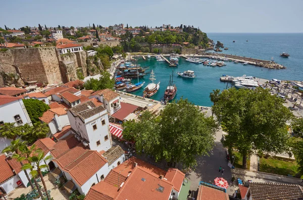 Gamla Staden Kaleici Antalya Turkiet Resa Bakgrund — Stockfoto