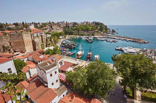 Casco Antiguo Kaleici Antalya Turquía Antecedentes Viaje —  Fotos de Stock