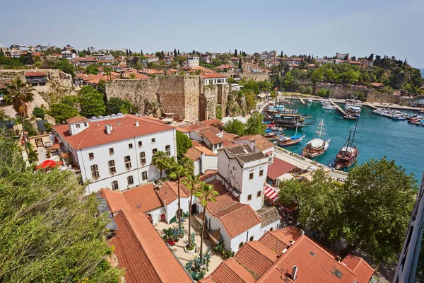 Gamla Staden Kaleici Antalya Turkiet Resa Bakgrund — Stockfoto