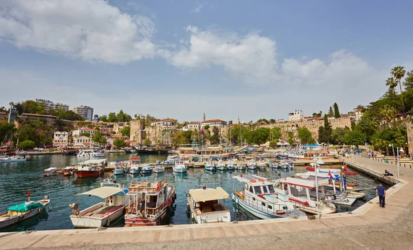 Gamla Staden Kaleici Antalya Turkiet Resa Bakgrund — Stockfoto