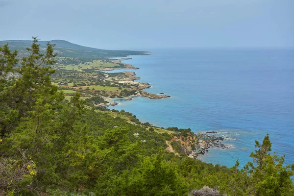 Chipre Akamas Peninsula National Park Topo Montanha — Fotografia de Stock