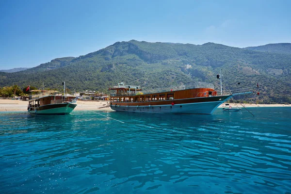 Mer Morte Oludeniz Situé Sur Turquie Côte Sud Ouest Avec — Photo