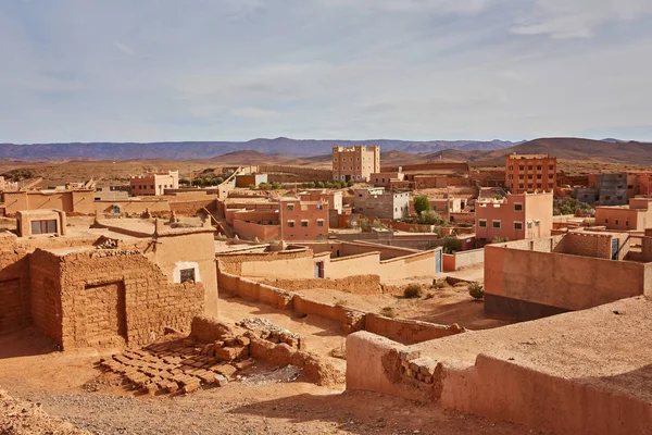 Kasbah Ait Ben Haddou στην οροσειρά του Άτλαντα του Μαρόκου. Μνημείο παγκόσμιας κληρονομιάς της UNESCO από το 1987. — Φωτογραφία Αρχείου