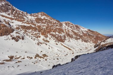 Toubkal Atlas Dağları, Fas en yüksek Dağı tırmanışı iz