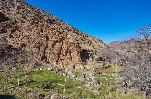 Ampla Paisagem Aldeia Vale Das Cidades Marrocos África — Fotografia de Stock