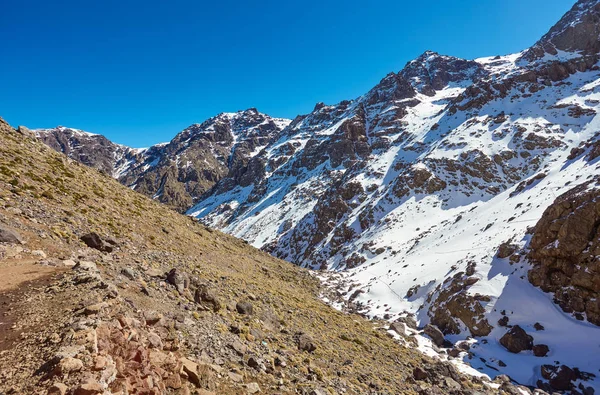 Πόλη Του Γύρω Εθνικό Πάρκο Του Toubkal Μαρόκο — Φωτογραφία Αρχείου