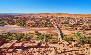 Üstünden AIT Ben Haddou panoramik