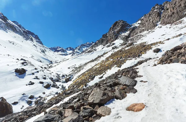 Aroumd Town Toubkal Milli Parkı Fas — Stok fotoğraf