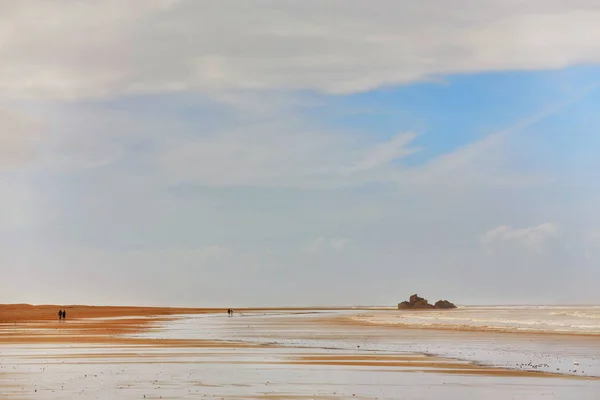 Красивий Краєвид Атлантичного Океану Десь Між Агадир Марокко Сувейра — стокове фото