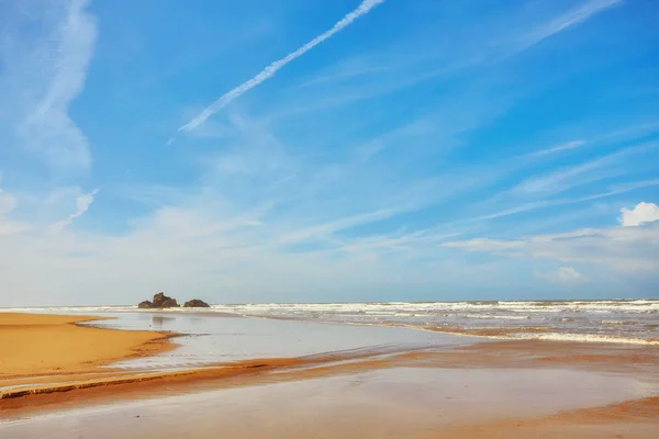 Wunderschöne Atlantische Meereslandschaft Irgendwo Zwischen Agadir Und Essaouira Marokko — Stockfoto