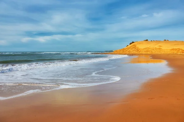 Hermoso Paisaje Del Océano Atlántico Algún Lugar Entre Agadir Essaouira — Foto de Stock