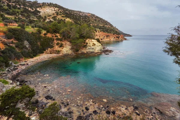 Playa Cerca Baño Afrodita Polis Chipre —  Fotos de Stock