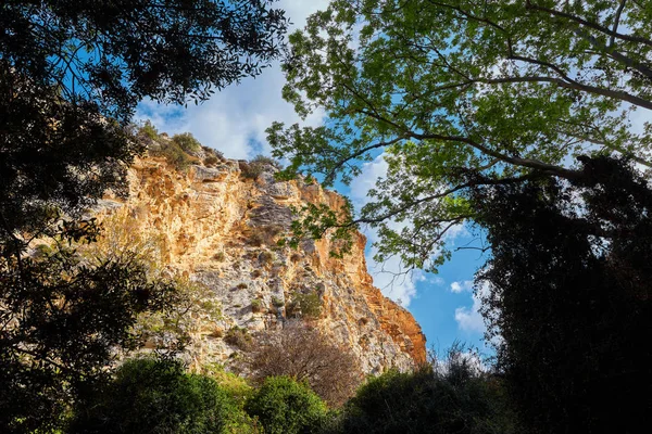塞浦路斯 Avakas 峡谷中的岩层 — 图库照片