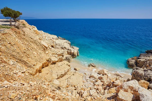 Морской Пляж Турции Прекрасный Летний Пейзаж — стоковое фото