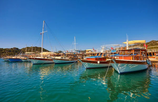 Berço Iates Mar Mediterrâneo — Fotografia de Stock