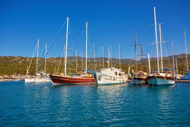 Tekneler ve yatlar, kekova Adası, Türkiye