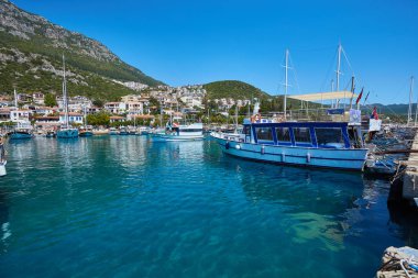 Pitoresk bir Akdeniz lagün Yat Limanı